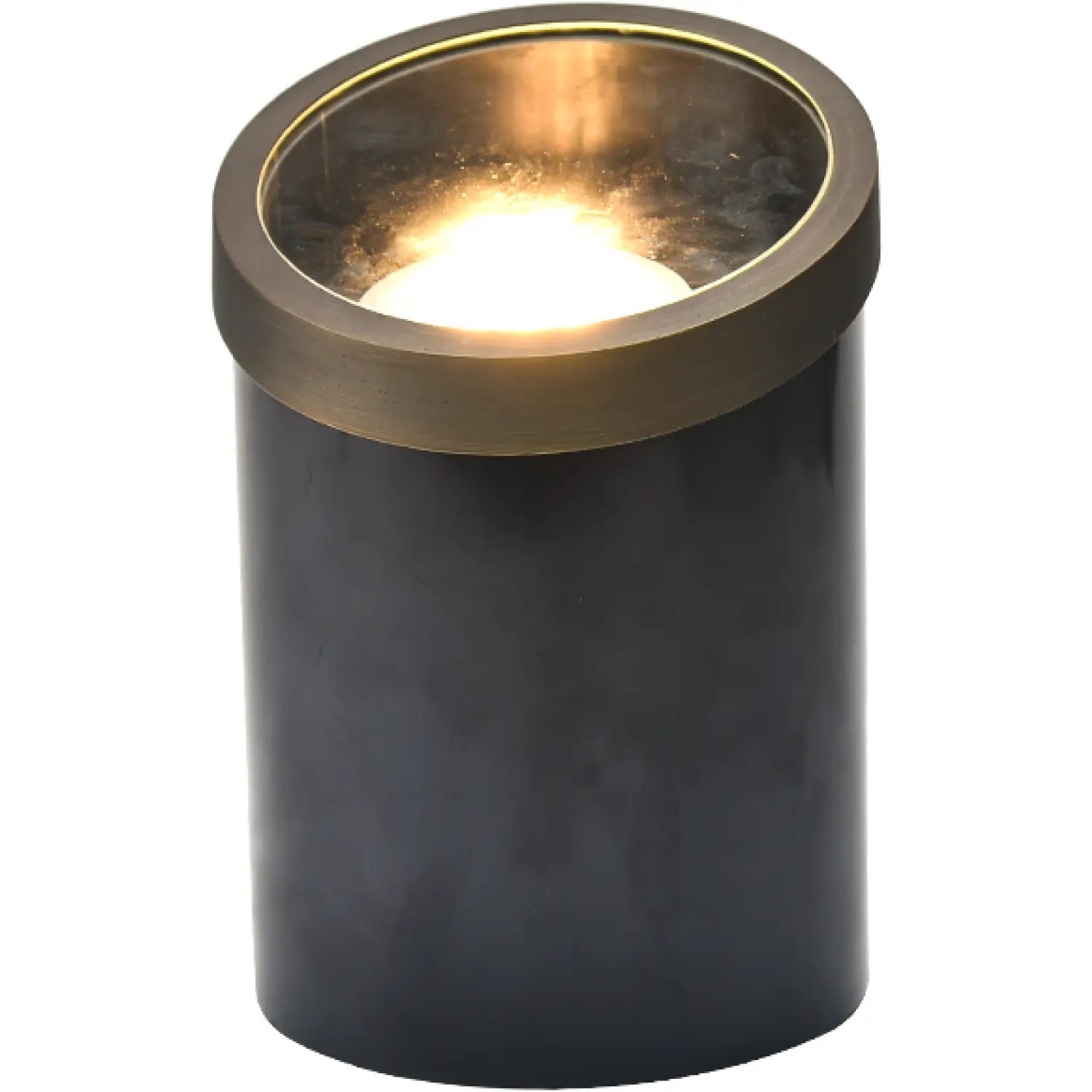 Bevel Inground Light with Durable PVC Housing and Solid Brass Construction