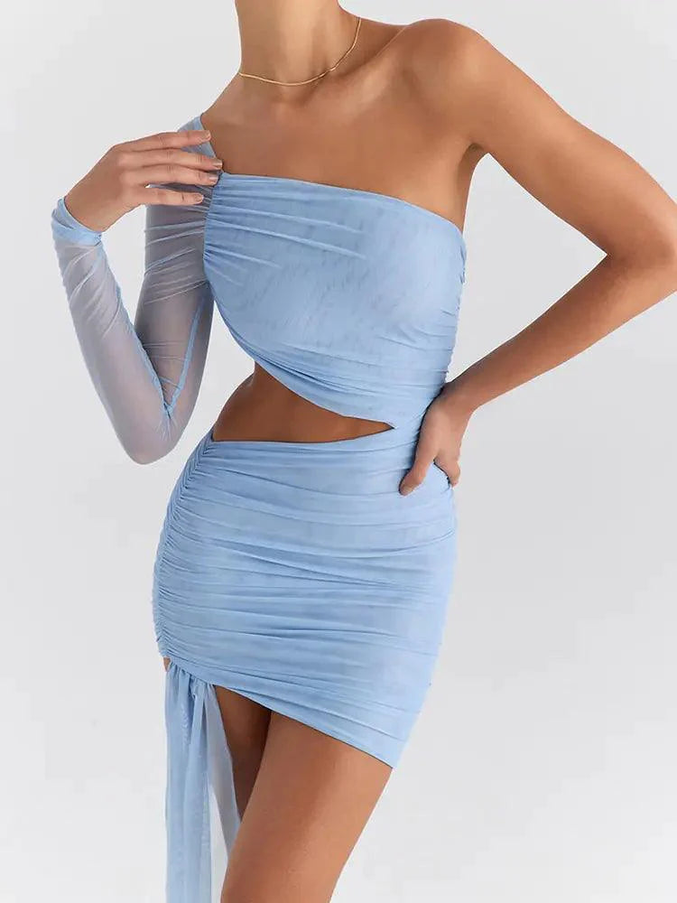 Backless Sexy Mini Dress