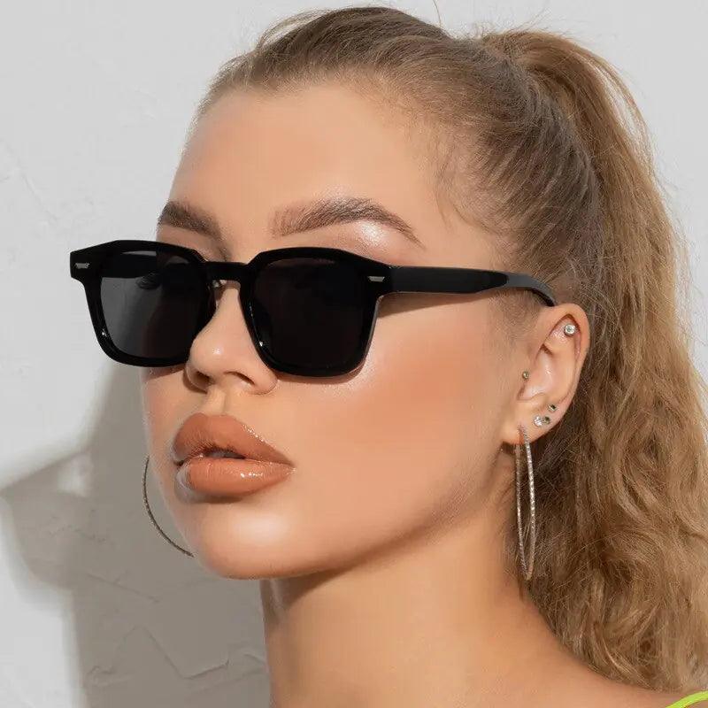 Clear Lens Square UV400 Sunglasses