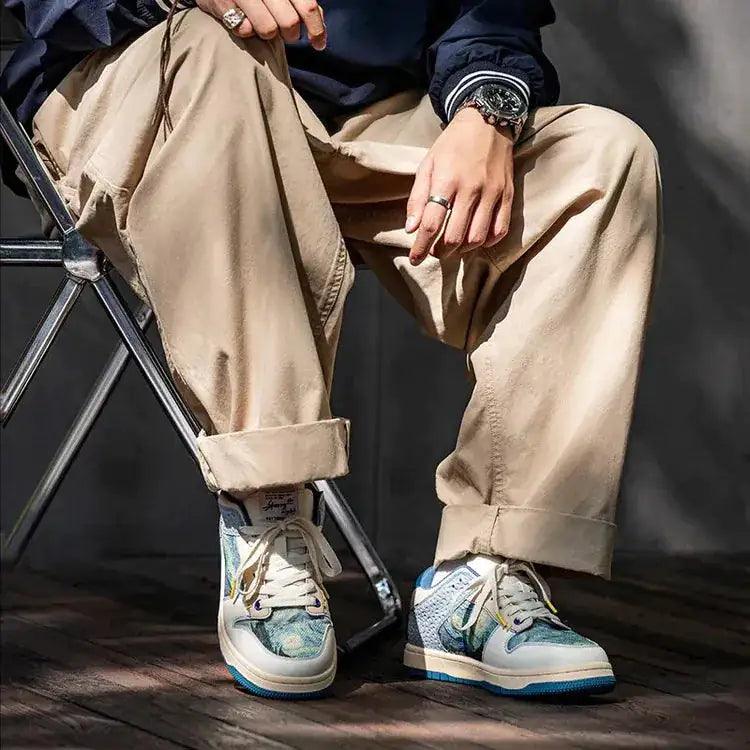 Van Gogh Starry Night Canvas Sneakers