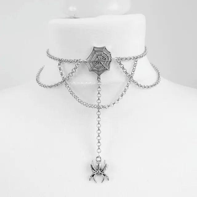 Black Crescent Moon Necklace