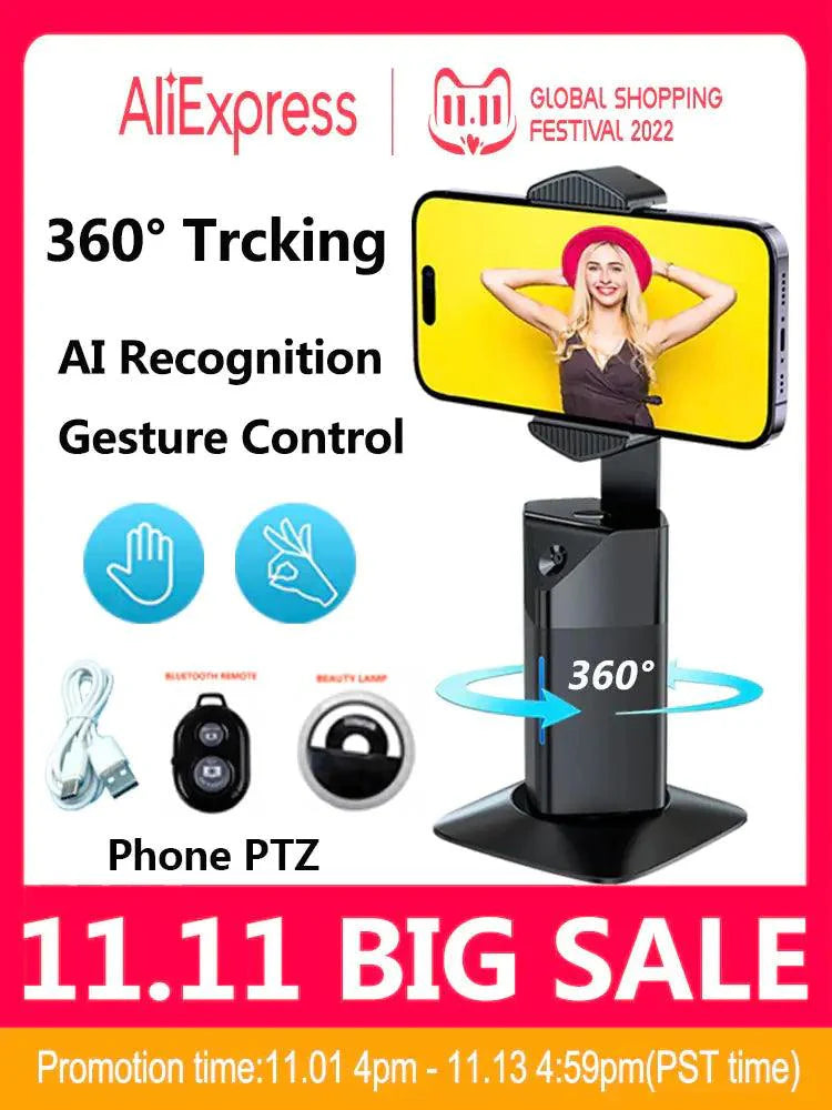 Auto Face Tracking Phone Selfie Stick
