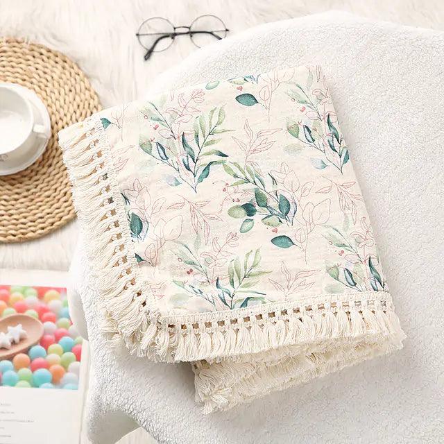 Cute Bear Muslin Cotton Baby Blanket
