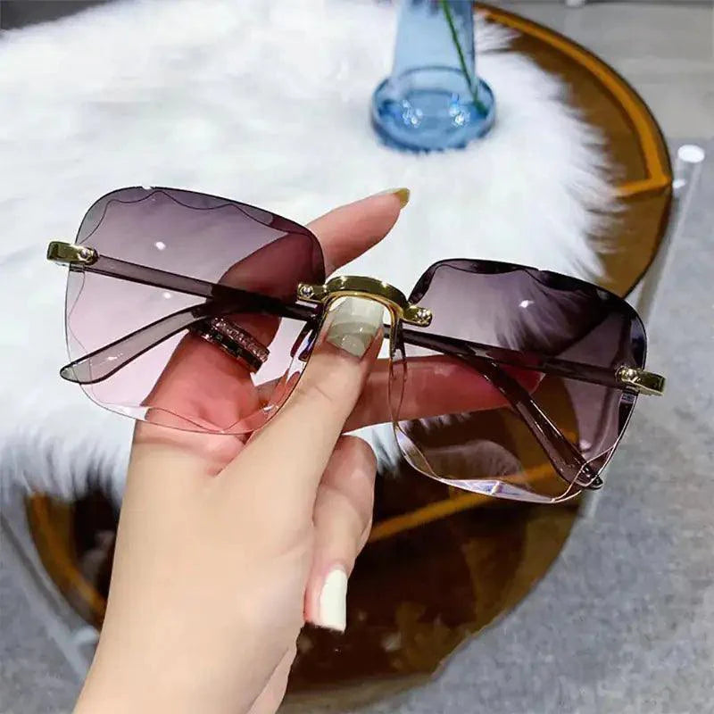 Borderless Square Sunglasses